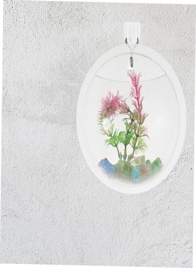 BUGUUYO Wall-Mounted Acrylic Fish Tank and Decorative Vase Creative Hydroponic Planter for Flowers and Air Plants Decoration for Weddings Parties and Events - Image 3
